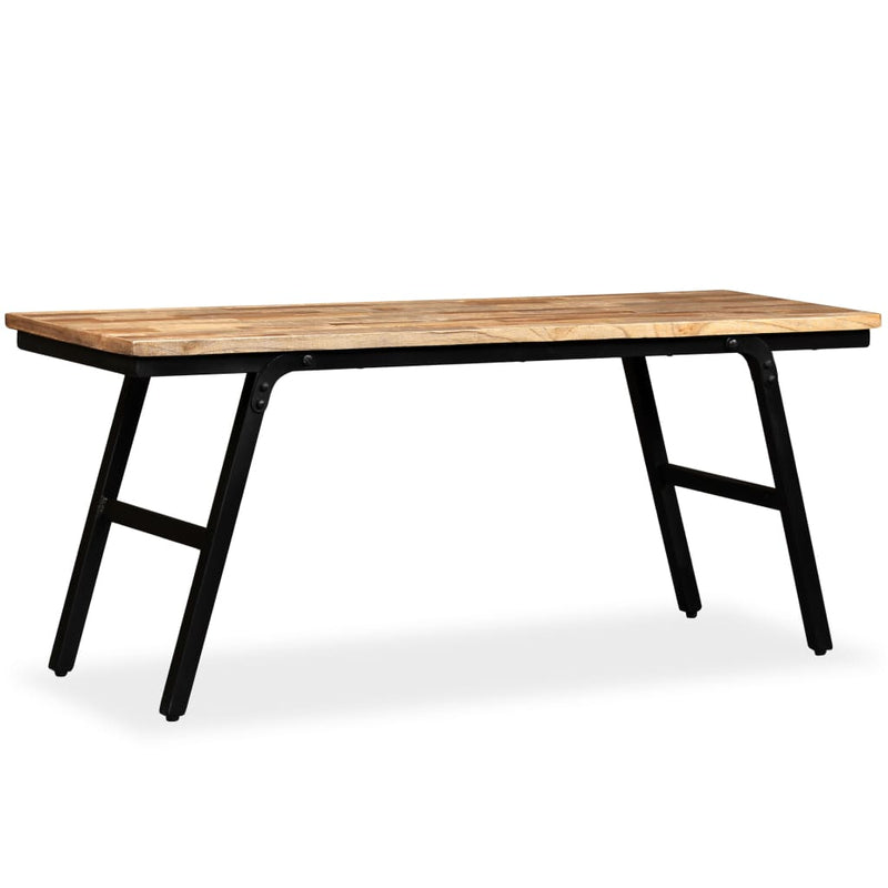 vidaXL Bench Reclaimed Teak and Steel 160x35x45 cm