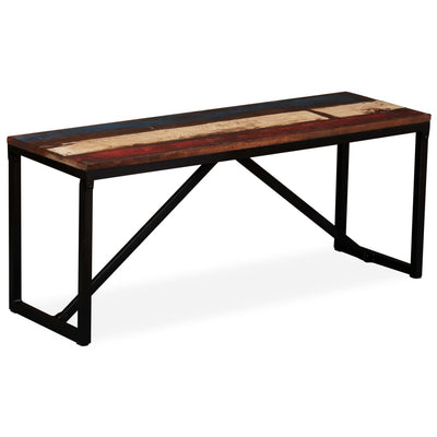 vidaXL Bench Solid Reclaimed Wood 160x35x45 cm