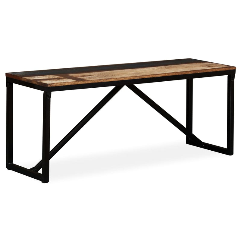 vidaXL Bench Solid Reclaimed Wood 160x35x45 cm