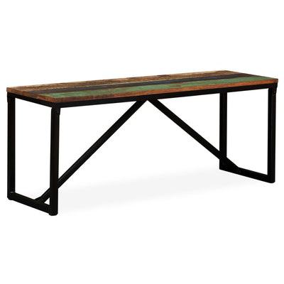 vidaXL Bench Solid Reclaimed Wood 160x35x45 cm