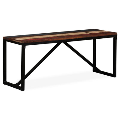 vidaXL Bench Solid Reclaimed Wood 160x35x45 cm