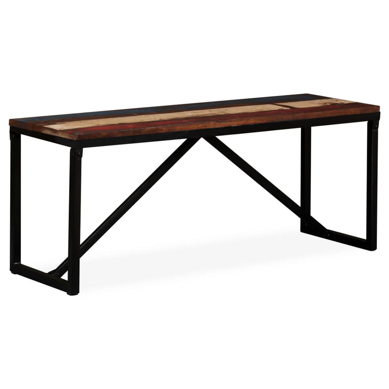 vidaXL Bench Solid Reclaimed Wood 160x35x45 cm