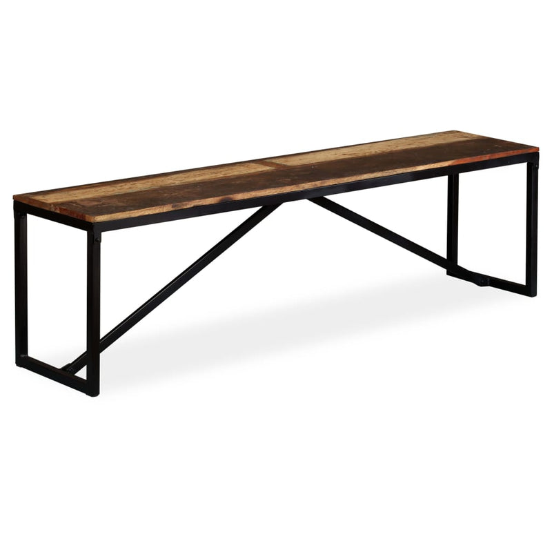vidaXL Bench Solid Reclaimed Wood 160x35x45 cm
