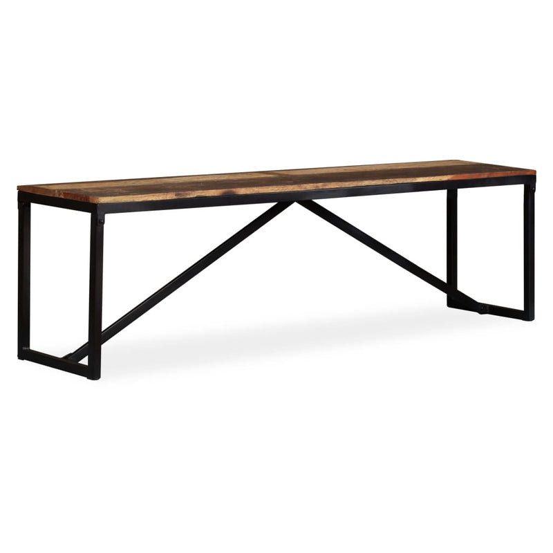 vidaXL Bench Solid Reclaimed Wood 160x35x45 cm