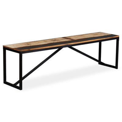 vidaXL Bench Solid Reclaimed Wood 160x35x45 cm