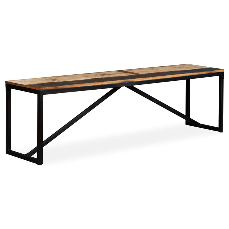 vidaXL Bench Solid Reclaimed Wood 160x35x45 cm