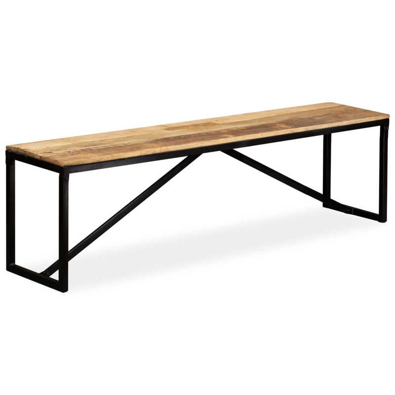 vidaXL Bench Solid Mango Wood 110x35x45 cm