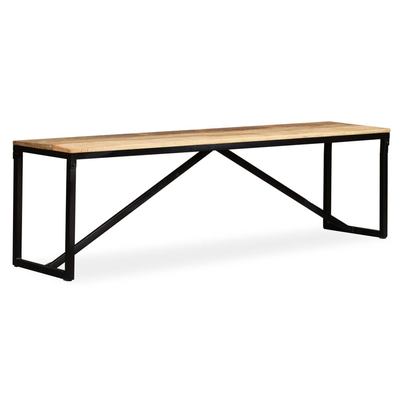 vidaXL Bench Solid Mango Wood 110x35x45 cm
