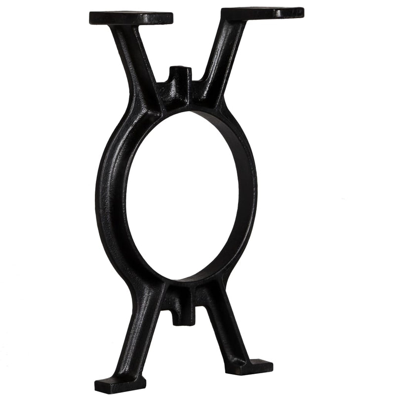 vidaXL Bench Legs 2 pcs O-Frame Cast Iron