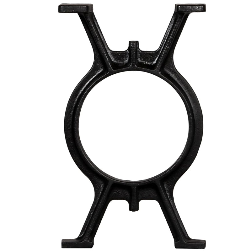 vidaXL Bench Legs 2 pcs O-Frame Cast Iron