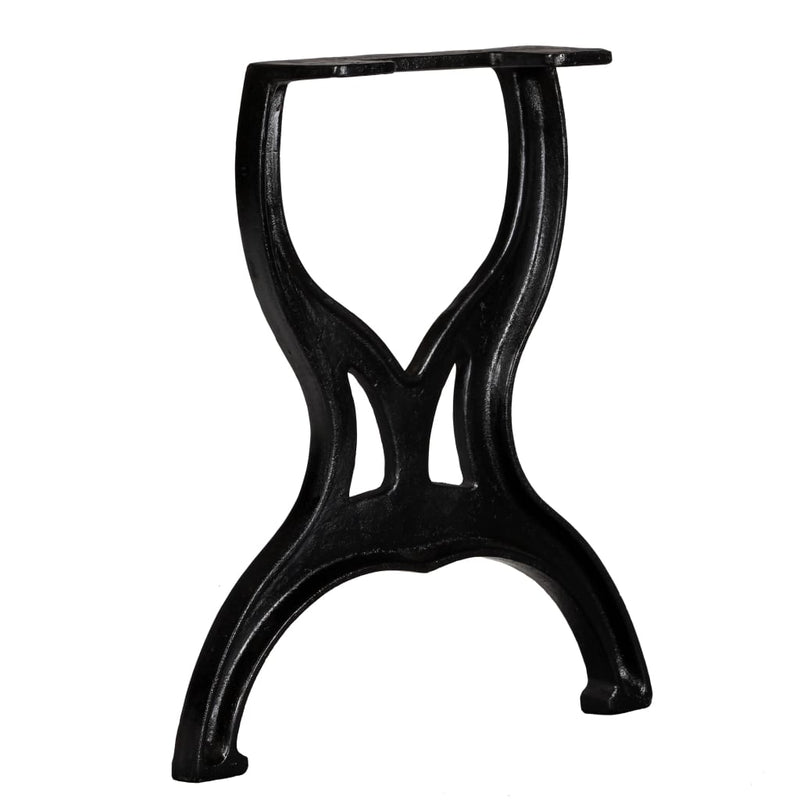 vidaXL Bench Legs 2 pcs X-Frame Cast Iron
