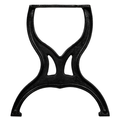 vidaXL Bench Legs 2 pcs X-Frame Cast Iron