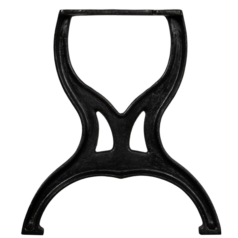 vidaXL Bench Legs 2 pcs X-Frame Cast Iron