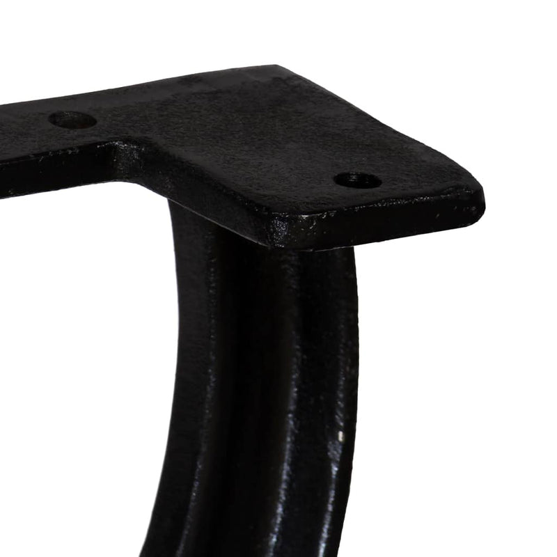 vidaXL Bench Legs 2 pcs X-Frame Cast Iron