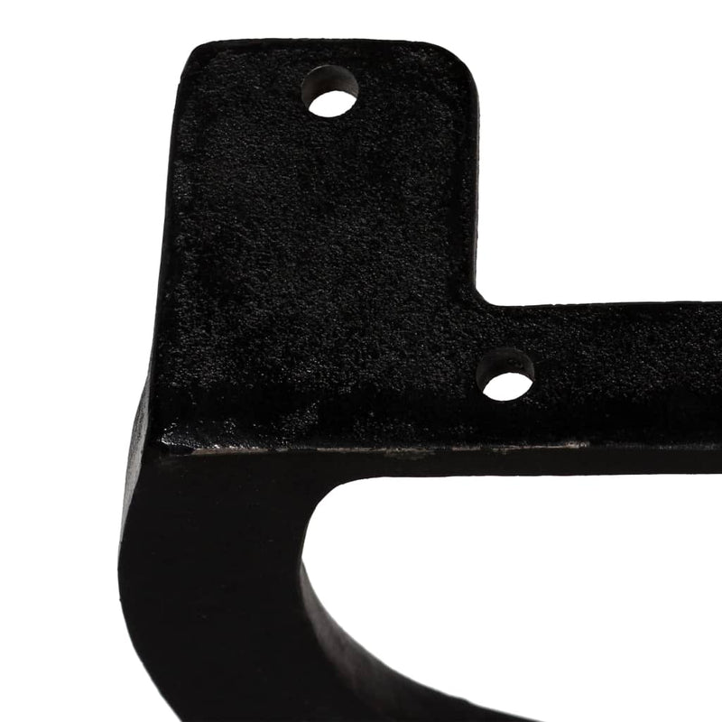 vidaXL Bench Legs 2 pcs X-Frame Cast Iron
