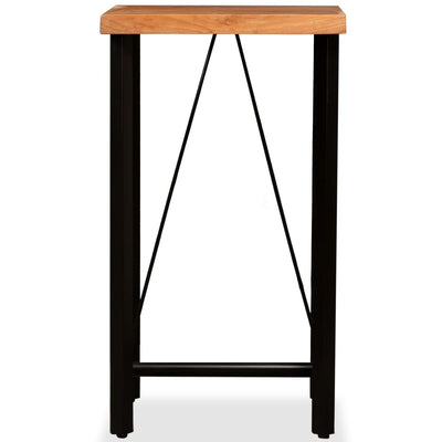vidaXL Bar Table 150x70x107 cm Solid Acacia Wood