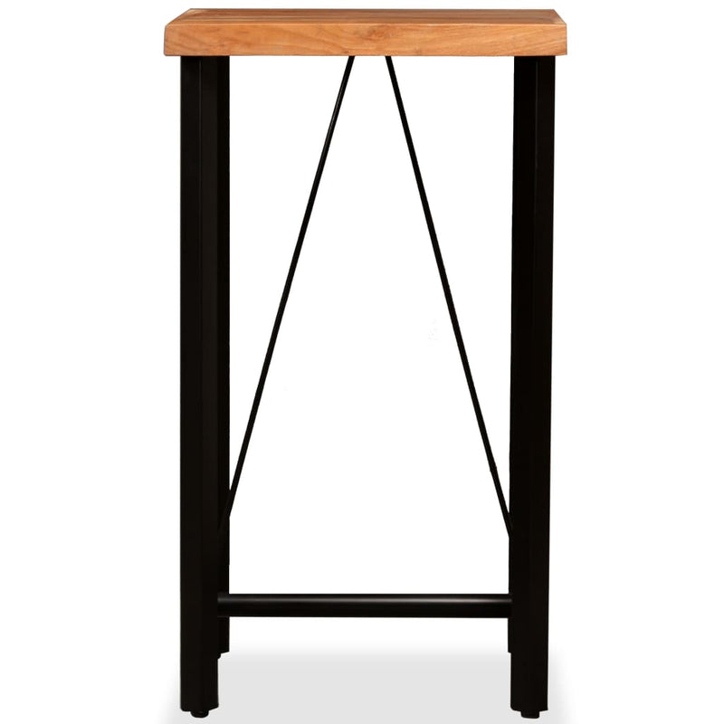vidaXL Bar Table 150x70x107 cm Solid Acacia Wood