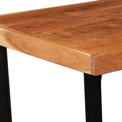vidaXL Bar Table 150x70x107 cm Solid Acacia Wood