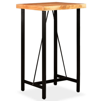 vidaXL Bar Table 150x70x107 cm Solid Acacia Wood