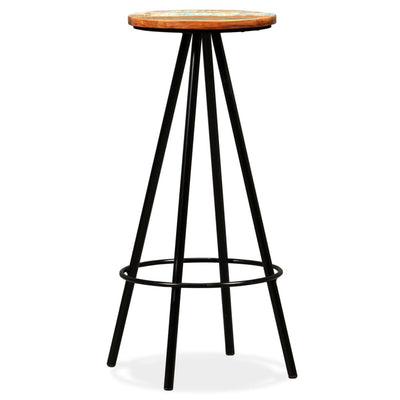 vidaXL Bar Stools 2 pcs Solid Reclaimed Wood