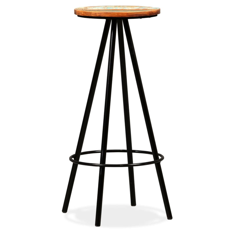 vidaXL Bar Stools 2 pcs Solid Reclaimed Wood
