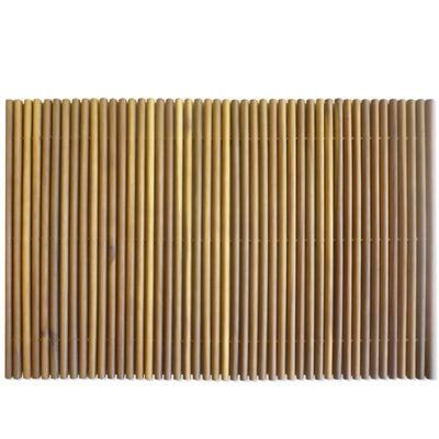 vidaXL Bath Mat Acacia Wood 80x50 cm