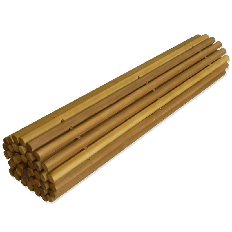 vidaXL Bath Mat Acacia Wood 80x50 cm