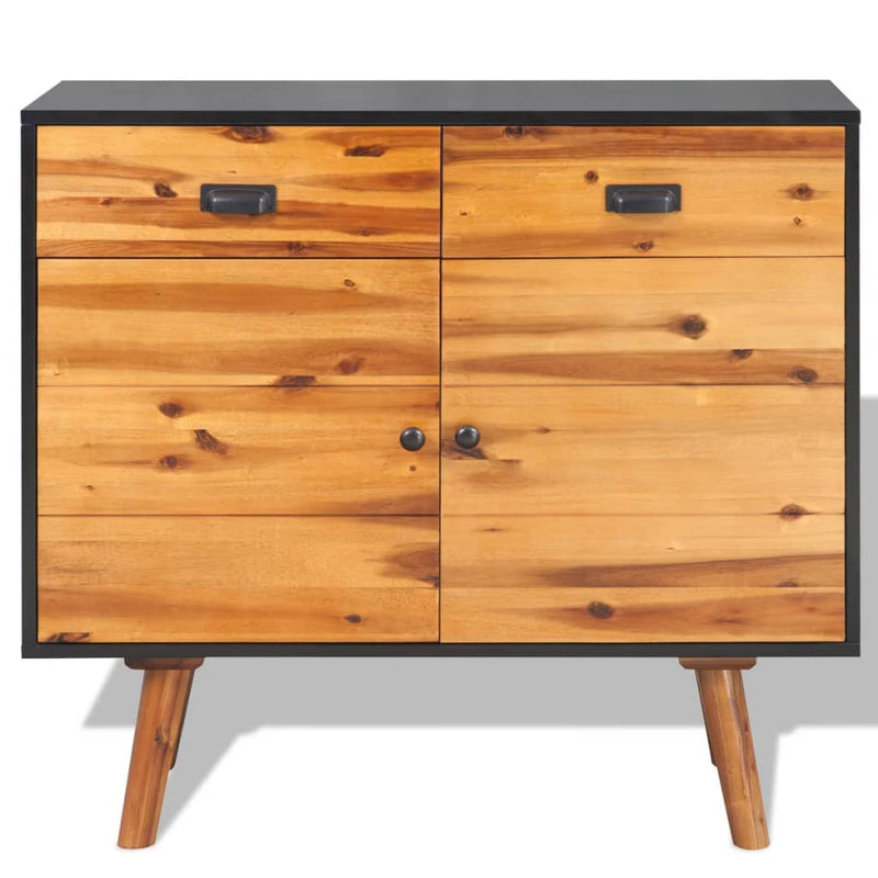 vidaXL Sideboard Solid Acacia Wood 90x33.5x83 cm