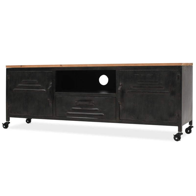 vidaXL TV Cabinet 120x30x43 cm Black
