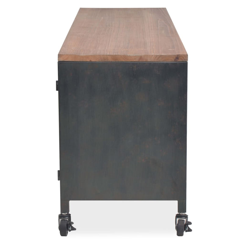 vidaXL TV Cabinet 120x30x43 cm Black