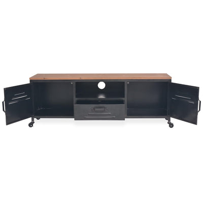vidaXL TV Cabinet 120x30x43 cm Black
