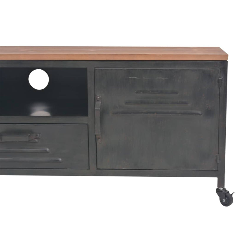 vidaXL TV Cabinet 120x30x43 cm Black