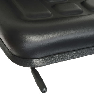 vidaXL Universal Tractor Seat Black
