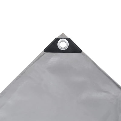 vidaXL Tarpaulin 650 g/m² 4x6 m Grey
