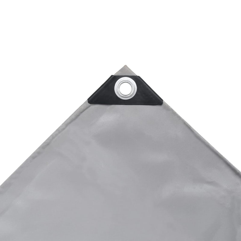 vidaXL Tarpaulin 650 g/m² 4x6 m Grey