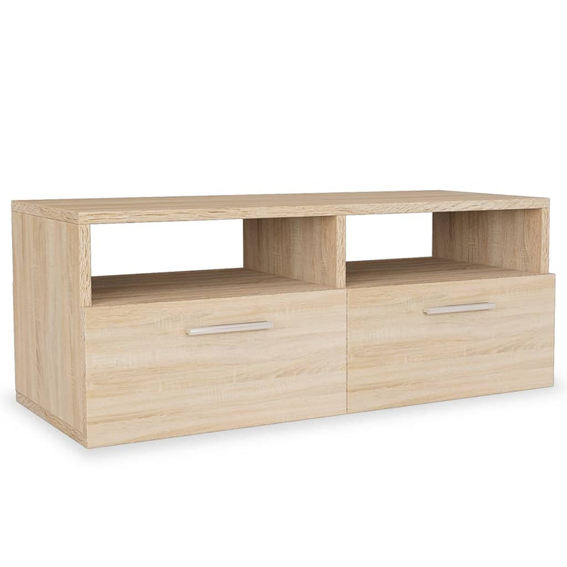 vidaXL TV Cabinet Engineered Wood 95x35x36 cm White