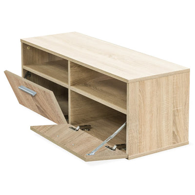 vidaXL TV Cabinet Engineered Wood 95x35x36 cm White