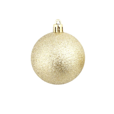 vidaXL 100 Piece Christmas Ball Set 3/4/6 cm Gold