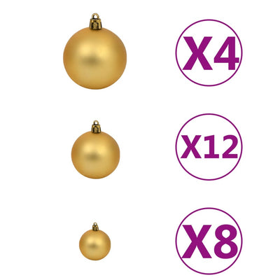 Christmas Balls 100 pcs Red/Gold/Green