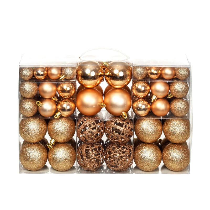 Christmas Balls 100 pcs Silver/Gold