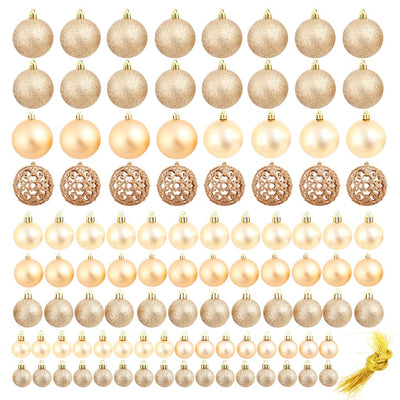 Christmas Balls 100 pcs Silver/Gold