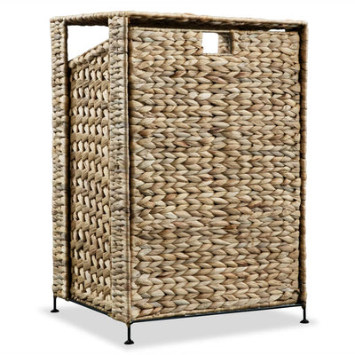 vidaXL Laundry Basket 44x34x64 cm Water Hyacinth