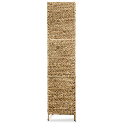vidaXL 4-Panel Room Divider 154x160 cm Water Hyacinth