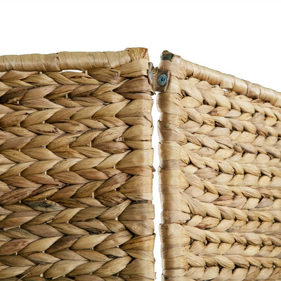 vidaXL 4-Panel Room Divider 154x160 cm Water Hyacinth
