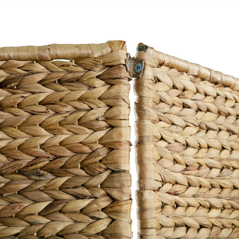 vidaXL 4-Panel Room Divider 154x160 cm Water Hyacinth