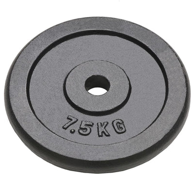 vidaXL Weight Plates 4 pcs 4x7.5 kg Cast Iron