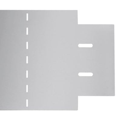 vidaXL Lawn Fence 20 pcs Galvanised Steel 100x20 cm