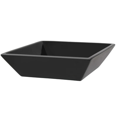 vidaXL Basin Ceramic Rectangular Black 41x30x12 cm