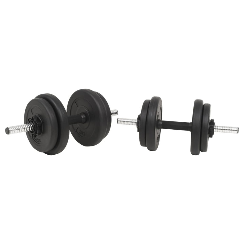vidaXL Barbell and Dumbbell Set 30 kg