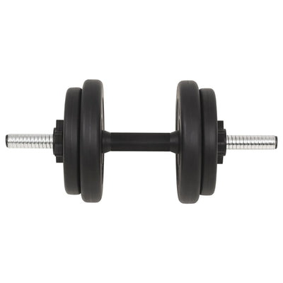 vidaXL Barbell and Dumbbell Set 30 kg